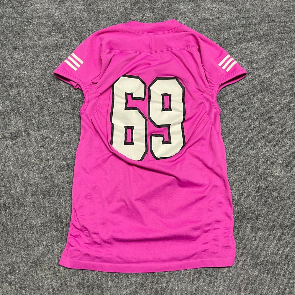 Adidas Beaverton Oregon Football Game Day Jersey Womens 2XL XXL Pink #69 Graphic - Picture 7 of 12